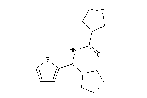 Image of N-[cyclopentyl(2-thienyl)methyl]tetrahydrofuran-3-carboxamide