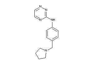 [4-(pyrrolidinomethyl)phenyl]-(1,2,4-triazin-3-yl)amine