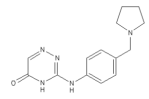 3-[4-(pyrrolidinomethyl)anilino]-4H-1,2,4-triazin-5-one