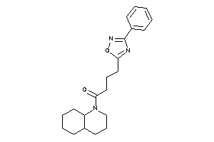 1-(3,4,4a,5,6,7,8,8a-octahydro-2H-quinolin-1-yl)-4-(3-phenyl-1,2,4-oxadiazol-5-yl)butan-1-one