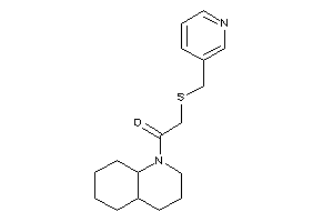 1-(3,4,4a,5,6,7,8,8a-octahydro-2H-quinolin-1-yl)-2-(3-pyridylmethylthio)ethanone