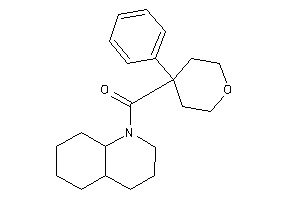 3,4,4a,5,6,7,8,8a-octahydro-2H-quinolin-1-yl-(4-phenyltetrahydropyran-4-yl)methanone