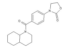 3-[4-(3,4,4a,5,6,7,8,8a-octahydro-2H-quinoline-1-carbonyl)phenyl]oxazolidin-2-one