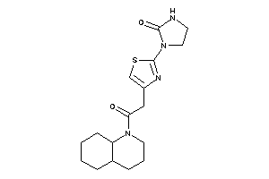 1-[4-[2-(3,4,4a,5,6,7,8,8a-octahydro-2H-quinolin-1-yl)-2-keto-ethyl]thiazol-2-yl]-2-imidazolidinone