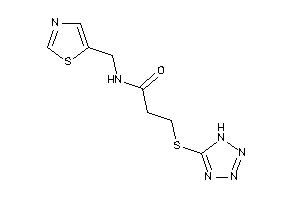 3-(1H-tetrazol-5-ylthio)-N-(thiazol-5-ylmethyl)propionamide