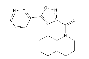 3,4,4a,5,6,7,8,8a-octahydro-2H-quinolin-1-yl-[5-(3-pyridyl)isoxazol-3-yl]methanone