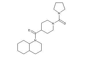 3,4,4a,5,6,7,8,8a-octahydro-2H-quinolin-1-yl-[1-(pyrrolidine-1-carbonyl)-4-piperidyl]methanone