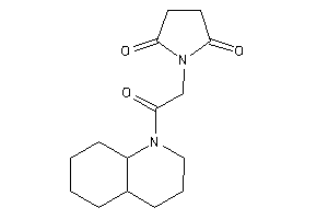 1-[2-(3,4,4a,5,6,7,8,8a-octahydro-2H-quinolin-1-yl)-2-keto-ethyl]pyrrolidine-2,5-quinone