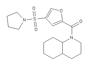 3,4,4a,5,6,7,8,8a-octahydro-2H-quinolin-1-yl-(4-pyrrolidinosulfonyl-2-furyl)methanone