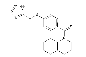 3,4,4a,5,6,7,8,8a-octahydro-2H-quinolin-1-yl-[4-(1H-imidazol-2-ylmethoxy)phenyl]methanone