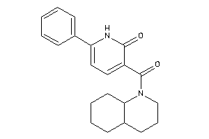 3-(3,4,4a,5,6,7,8,8a-octahydro-2H-quinoline-1-carbonyl)-6-phenyl-2-pyridone