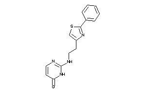 2-[2-(2-phenylthiazol-4-yl)ethylamino]-1H-pyrimidin-6-one