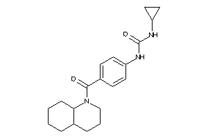 1-[4-(3,4,4a,5,6,7,8,8a-octahydro-2H-quinoline-1-carbonyl)phenyl]-3-cyclopropyl-urea