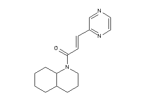 1-(3,4,4a,5,6,7,8,8a-octahydro-2H-quinolin-1-yl)-3-pyrazin-2-yl-prop-2-en-1-one