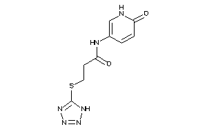 N-(6-keto-1H-pyridin-3-yl)-3-(1H-tetrazol-5-ylthio)propionamide