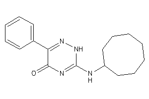 3-(cyclooctylamino)-6-phenyl-2H-1,2,4-triazin-5-one