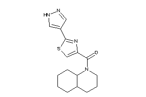 3,4,4a,5,6,7,8,8a-octahydro-2H-quinolin-1-yl-[2-(1H-pyrazol-4-yl)thiazol-4-yl]methanone