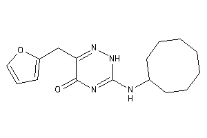 3-(cyclooctylamino)-6-(2-furfuryl)-2H-1,2,4-triazin-5-one