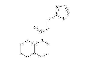 1-(3,4,4a,5,6,7,8,8a-octahydro-2H-quinolin-1-yl)-3-thiazol-2-yl-prop-2-en-1-one