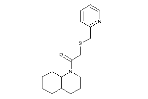 1-(3,4,4a,5,6,7,8,8a-octahydro-2H-quinolin-1-yl)-2-(2-pyridylmethylthio)ethanone