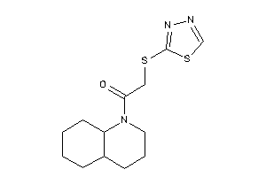 1-(3,4,4a,5,6,7,8,8a-octahydro-2H-quinolin-1-yl)-2-(1,3,4-thiadiazol-2-ylthio)ethanone