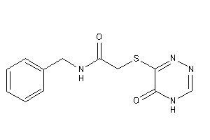 N-benzyl-2-[(5-keto-4H-1,2,4-triazin-6-yl)thio]acetamide