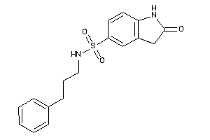 2-keto-N-(3-phenylpropyl)indoline-5-sulfonamide