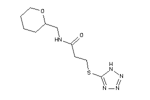 N-(tetrahydropyran-2-ylmethyl)-3-(1H-tetrazol-5-ylthio)propionamide