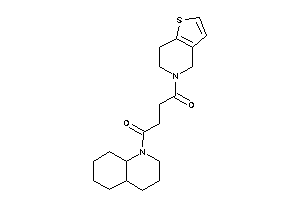 1-(3,4,4a,5,6,7,8,8a-octahydro-2H-quinolin-1-yl)-4-(6,7-dihydro-4H-thieno[3,2-c]pyridin-5-yl)butane-1,4-dione