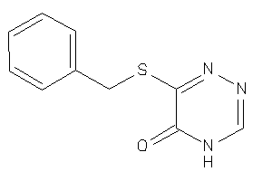 6-(benzylthio)-4H-1,2,4-triazin-5-one