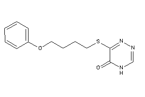 6-(4-phenoxybutylthio)-4H-1,2,4-triazin-5-one