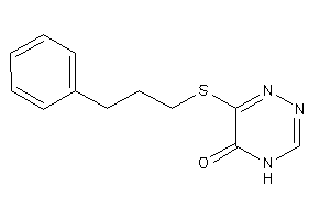 6-(3-phenylpropylthio)-4H-1,2,4-triazin-5-one