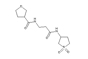 N-[3-[(1,1-diketothiolan-3-yl)amino]-3-keto-propyl]tetrahydrofuran-3-carboxamide