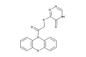 6-[(2-keto-2-phenothiazin-10-yl-ethyl)thio]-4H-1,2,4-triazin-5-one