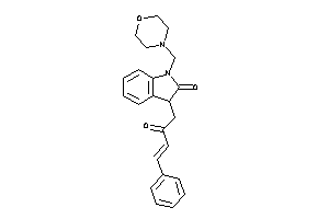 3-(2-keto-4-phenyl-but-3-enyl)-1-(morpholinomethyl)oxindole