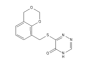 6-(4H-1,3-benzodioxin-8-ylmethylthio)-4H-1,2,4-triazin-5-one