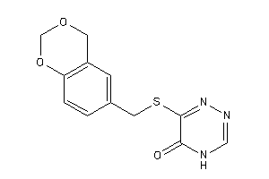 6-(4H-1,3-benzodioxin-6-ylmethylthio)-4H-1,2,4-triazin-5-one