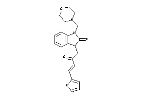 3-[4-(2-furyl)-2-keto-but-3-enyl]-1-(morpholinomethyl)oxindole