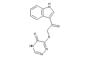 6-[[2-(1H-indol-3-yl)-2-keto-ethyl]thio]-4H-1,2,4-triazin-5-one