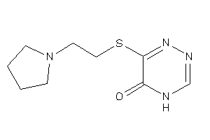 6-(2-pyrrolidinoethylthio)-4H-1,2,4-triazin-5-one