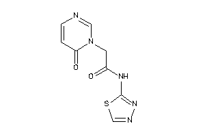 2-(6-ketopyrimidin-1-yl)-N-(1,3,4-thiadiazol-2-yl)acetamide