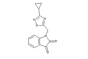 1-[(3-cyclopropyl-1,2,4-oxadiazol-5-yl)methyl]isatin