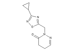 2-[(3-cyclopropyl-1,2,4-oxadiazol-5-yl)methyl]-4,5-dihydropyridazin-3-one