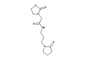 N-[3-(2-ketopyrrolidino)propyl]-2-(2-ketothiazolidin-3-yl)acetamide