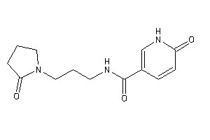 6-keto-N-[3-(2-ketopyrrolidino)propyl]-1H-pyridine-3-carboxamide