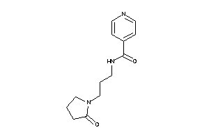 N-[3-(2-ketopyrrolidino)propyl]isonicotinamide