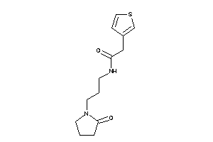 N-[3-(2-ketopyrrolidino)propyl]-2-(3-thienyl)acetamide