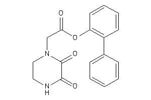 2-(2,3-diketopiperazino)acetic Acid (2-phenylphenyl) Ester