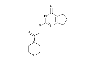 Image of 2-[(2-keto-2-morpholino-ethyl)thio]-3,5,6,7-tetrahydrocyclopenta[d]pyrimidin-4-one