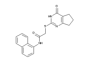 Image of 2-[(4-keto-3,5,6,7-tetrahydrocyclopenta[d]pyrimidin-2-yl)thio]-N-(1-naphthyl)acetamide